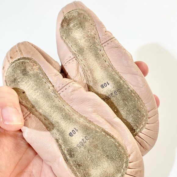 Bloch pink leather ballet slippers 10B - Picture 3 of 4